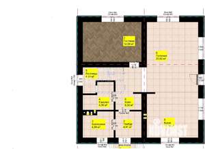 Дом 158м², 2-этажный, участок 4 сот.  