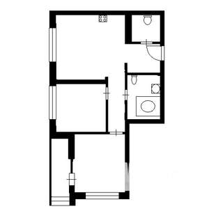 2-к квартира, на длительный срок, 44м2, 4/9 этаж