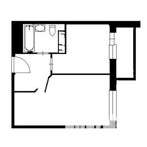 1-к квартира, на длительный срок, 40м2, 23/25 этаж