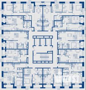3-к квартира, строящийся дом, 82м2, 4/22 этаж