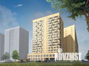 1-к квартира, строящийся дом, 40м2, 15/17 этаж