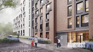 2-к квартира, строящийся дом, 64м2, 4/8 этаж