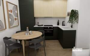 1-к квартира, строящийся дом, 50м2, 6/19 этаж