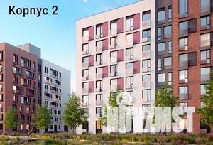 3-к квартира, строящийся дом, 76м2, 3/8 этаж