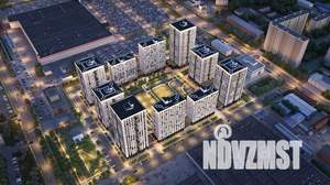 2-к квартира, строящийся дом, 53м2, 6/16 этаж