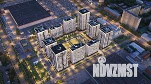 3-к квартира, строящийся дом, 82м2, 6/22 этаж