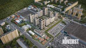 1-к квартира, строящийся дом, 40м2, 13/22 этаж