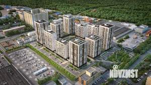 1-к квартира, строящийся дом, 44м2, 17/22 этаж