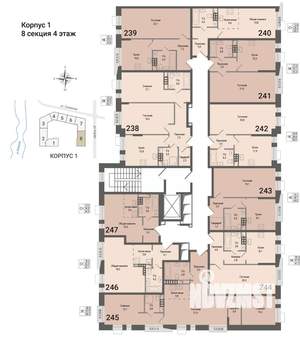 Студия квартира, вторичка, 32м2, 4/8 этаж