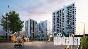 1-к квартира, строящийся дом, 52м2, 5/22 этаж