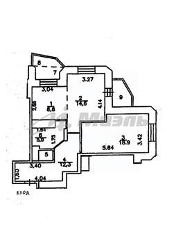 2-к квартира, вторичка, 61м2, 16/16 этаж