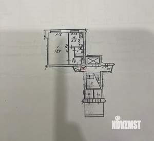 1-к квартира, вторичка, 33м2, 1/9 этаж