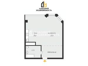 Студия квартира, вторичка, 53м2, 5/5 этаж