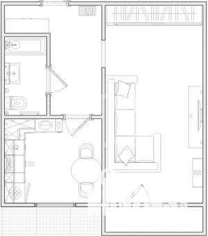 1-к квартира, вторичка, 33м2, 4/12 этаж