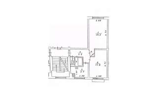 2-к квартира, вторичка, 42м2, 3/5 этаж