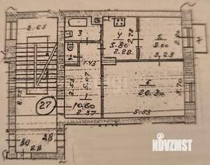 2-к квартира, вторичка, 50м2, 4/5 этаж