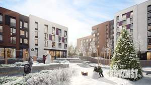 3-к квартира, строящийся дом, 76м2, 4/8 этаж