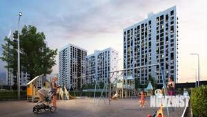 1-к квартира, строящийся дом, 44м2, 16/22 этаж