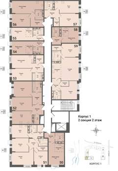 2-к квартира, вторичка, 44м2, 2/8 этаж