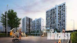 2-к квартира, строящийся дом, 54м2, 16/16 этаж