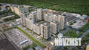 2-к квартира, строящийся дом, 54м2, 12/22 этаж