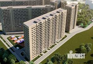 1-к квартира, строящийся дом, 41м2, 17/17 этаж