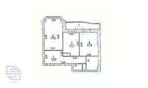 2-к квартира, вторичка, 61м2, 17/25 этаж