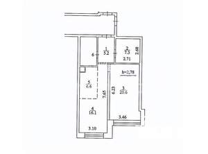 2-к квартира, вторичка, 62м2, 3/25 этаж