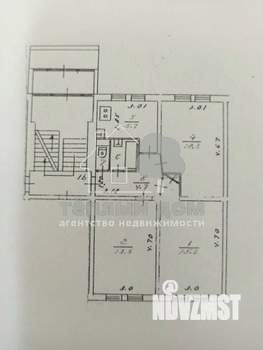 3-к квартира, вторичка, 55м2, 1/5 этаж