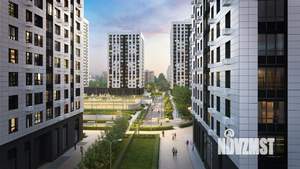 1-к квартира, строящийся дом, 40м2, 20/22 этаж