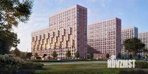 1-к квартира, строящийся дом, 33м2, 3/17 этаж