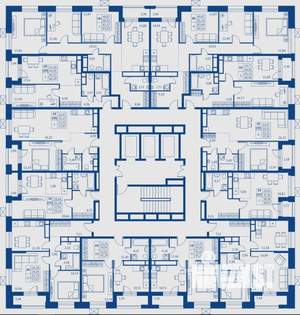 Студия квартира, строящийся дом, 37м2, 11/22 этаж