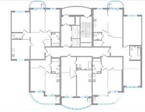 1-к квартира, строящийся дом, 52м2, 7/19 этаж
