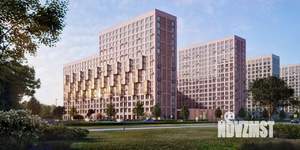1-к квартира, строящийся дом, 41м2, 14/17 этаж