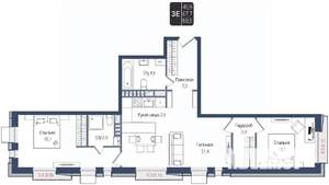 3-к квартира, вторичка, 68м2, 3/8 этаж