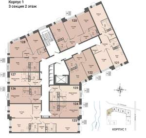 Студия квартира, вторичка, 23м2, 2/8 этаж