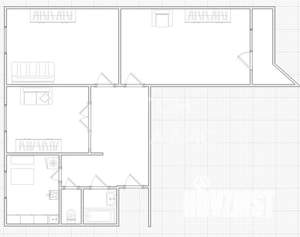 3-к квартира, вторичка, 76м2, 6/17 этаж