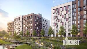 2-к квартира, строящийся дом, 44м2, 4/8 этаж