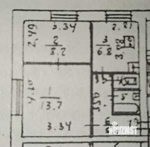 2-к квартира, вторичка, 36м2, 2/9 этаж