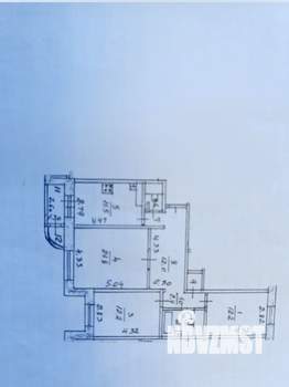 3-к квартира, вторичка, 82м2, 13/16 этаж