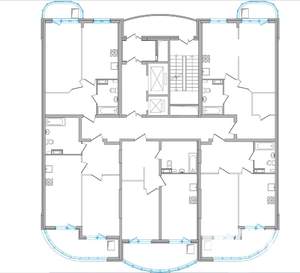 1-к квартира, строящийся дом, 46м2, 18/19 этаж