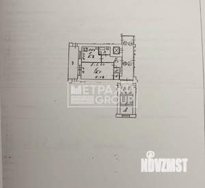 1-к квартира, вторичка, 37м2, 4/9 этаж