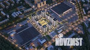 2-к квартира, строящийся дом, 54м2, 12/22 этаж