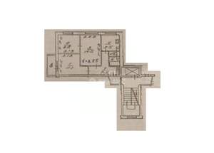 3-к квартира, вторичка, 54м2, 8/9 этаж