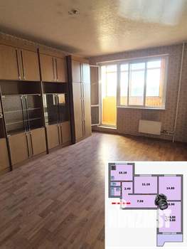 3-к квартира, вторичка, 75м2, 8/14 этаж