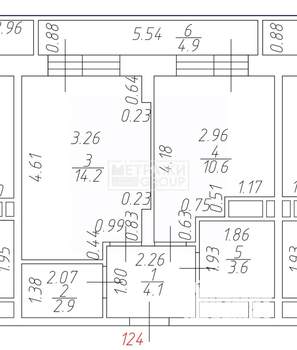 1-к квартира, вторичка, 35м2, 15/16 этаж