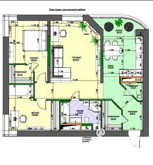 3-к квартира, вторичка, 100м2, 14/25 этаж