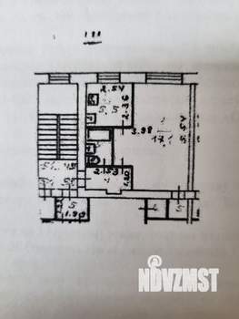 1-к квартира, вторичка, 30м2, 3/5 этаж
