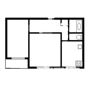 2-к квартира, вторичка, 55м2, 9/14 этаж