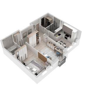 2-к квартира, вторичка, 63м2, 2/8 этаж